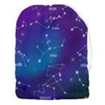 Realistic Night Sky With Constellations Drawstring Pouch (3XL)
