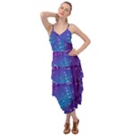 Realistic Night Sky With Constellations Layered Bottom Dress