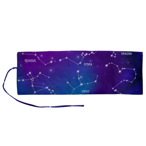 Realistic Night Sky With Constellations Roll Up Canvas Pencil Holder (M) from ArtsNow.com