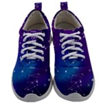 Realistic Night Sky With Constellations Mens Athletic Shoes