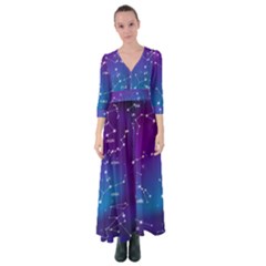 Button Up Maxi Dress 