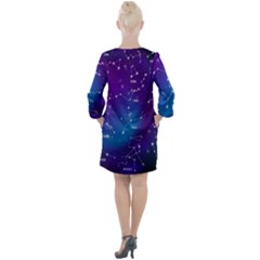 Open Neck Shift Dress 