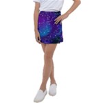 Realistic Night Sky With Constellations Kids  Tennis Skirt