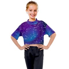 Kids Mock Neck T-Shirt 