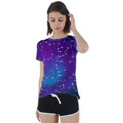 Short Sleeve Open Back T-Shirt 