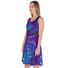 Knee Length Skater Dress With Pockets 