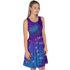 Knee Length Skater Dress With Pockets 