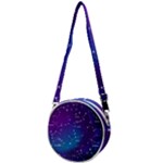 Realistic Night Sky With Constellations Crossbody Circle Bag