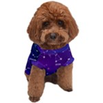 Realistic Night Sky With Constellations Dog T-Shirt