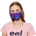 Realistic Night Sky With Constellations Crease Cloth Face Mask (Adult)