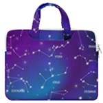 Realistic Night Sky With Constellations MacBook Pro 13  Double Pocket Laptop Bag