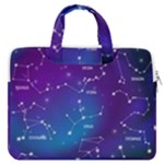 Realistic Night Sky With Constellations MacBook Pro 16  Double Pocket Laptop Bag 
