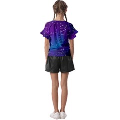 Kids  Cut Out Flutter Sleeves 