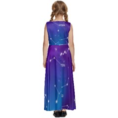 Kids  Satin Sleeveless Maxi Dress 