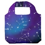 Realistic Night Sky With Constellations Premium Foldable Grocery Recycle Bag