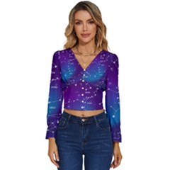 Long Sleeve V-Neck Top 