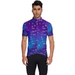Realistic Night Sky With Constellations Men s Short Sleeve Cycling Jersey