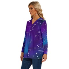 Long Sleeve Drawstring Hooded Top 