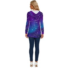 Long Sleeve Drawstring Hooded Top 