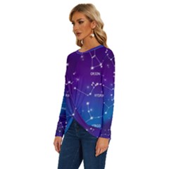 Long Sleeve Crew Neck Pullover Top 
