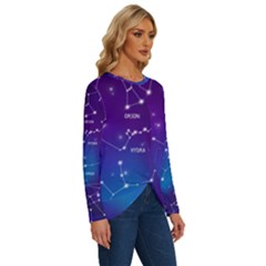 Long Sleeve Crew Neck Pullover Top 