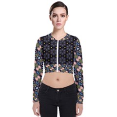 Long Sleeve Zip Up Bomber Jacket 