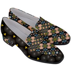 Women s Chunky Heel Loafers 