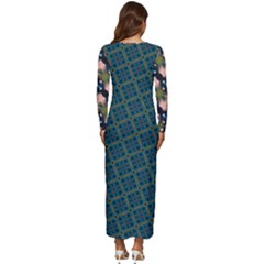 Long Sleeve Longline Maxi Dress 