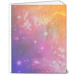 Lined-Paper 7.5mm 8  x 10  Hardcover Notebook