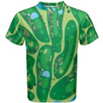 Golf Course Par Golf Course Green Men s Cotton T-Shirt