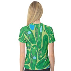 V-Neck Sport Mesh T-Shirt 