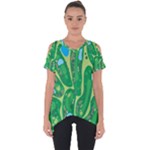 Golf Course Par Golf Course Green Cut Out Side Drop T-Shirt