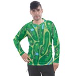Golf Course Par Golf Course Green Men s Pique Long Sleeve T-Shirt