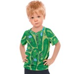 Golf Course Par Golf Course Green Kids  Sports T-Shirt