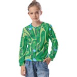 Golf Course Par Golf Course Green Kids  Long Sleeve T-Shirt with Frill 