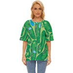 Golf Course Par Golf Course Green Oversized Basic T-Shirt