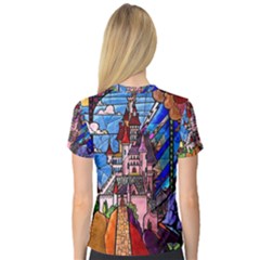 V-Neck Sport Mesh T-Shirt 