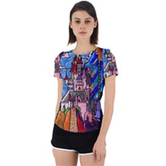 Back Cut Out Sport T-Shirt 