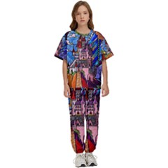 Kids  T-Shirt and Pants Sports Set 