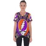 Gratefuldead Grateful Dead Pattern Cut Out Side Drop T-Shirt