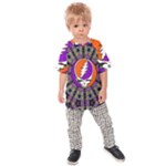 Gratefuldead Grateful Dead Pattern Kids  Raglan T-Shirt