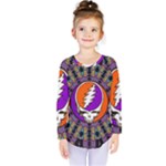 Gratefuldead Grateful Dead Pattern Kids  Long Sleeve T-Shirt