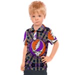 Gratefuldead Grateful Dead Pattern Kids  Polo T-Shirt