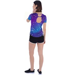 Back Circle Cutout Sports T-Shirt 