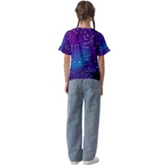 Kids  Cuff Sleeve Scrunch Bottom T-Shirt 