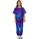 Realistic Night Sky With Constellations Kids  T-Shirt and Pants Sports Set