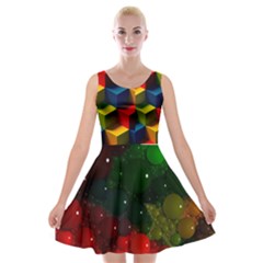 Velvet Skater Dress 