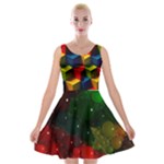 3809d8c7-85a4-4c05-9b6d-1f80f0920b83 Velvet Skater Dress