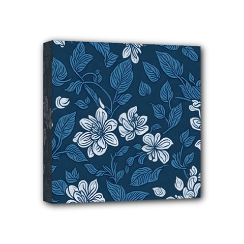 Pattern Flower Nature Mini Canvas 4  x 4  (Stretched) from ArtsNow.com
