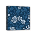 Pattern Flower Nature Mini Canvas 4  x 4  (Stretched)